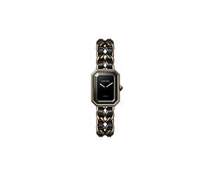 Chanel Chanel H6951 Première Édition Originale 18ct Yellow-Gold, Steel and Leather Quartz Watch Black M