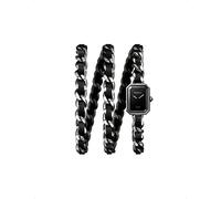 Chanel Chanel H7023 Première Iconic Steel and Leather High-Precision Quartz Movement Watch Black M