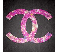 'Chanel Glam Night Pink Sparkle' Gallery Wraped Stretched Canvas by Kelissa Semple This FRAMED print is great for any room in your home or office. Our art is proudly made in the USA.