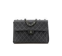 Chanel Preloved Jumbo Quilted Caviar Single Flap In Black Black One Size