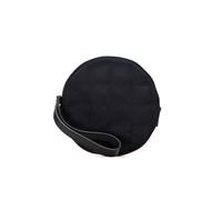 Chanel Preloved New Travel Line Nylon Round Pouch In Black Black One Size