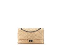 Chanel Preloved Reissue 2.55 Aged Calfskin Double Flap 227 In Gold Gold One Size