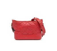 Chanel Preloved Small Lambskin Gabrielle Crossbody Bag In Red Red One Size