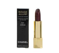 Chanel Red Lipstick Rouge Allure Luminous Lip Colour 637 Camelia Pourpre - NEW