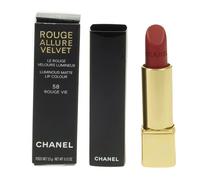 Chanel Red Lipstick Rouge Allure Velvet Lipstick Luminous Matte 58 Rouge Vie