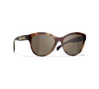 Chanel Woman Sunglass Butterfly Sunglasses CH5458 - Frame color: Tortoise, Lens color: Brown