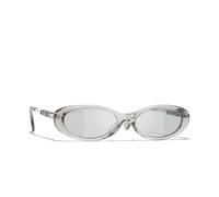 Chanel Woman Sunglass CH5565 - Frame color: Transparent Grey, Lens color: Light Grey