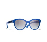 Chanel Woman Sunglass Pantos Sunglasses CH5458 - Frame color: Blue, Lens color: Grey