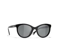Chanel Woman Sunglass Pantos Sunglasses CH5523U - Frame color: Black, Lens color: Dark Grey