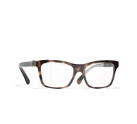 Chanel Woman Sunglass Rectangle Eyeglasses CH3465 - Frame color: Tortoise, Lens color: Demo Lens