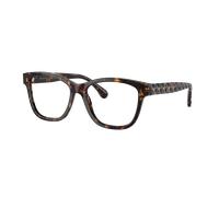 Chanel Woman Sunglass Square Eyeglasses CH3443 - Frame color: Dark Tortoise & Gold, Lens color: Demo Lens