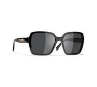 Chanel Woman Sunglass Square Sunglasses CH5408 - Frame color: Black, Lens color: Grey