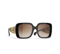Chanel Woman Sunglass Square Sunglasses CH5532A - Frame color: Black, Lens color: Brown