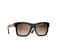 Chanel Woman Sunglass Square Sunglasses CH5533 - Frame color: Black, Lens color: Brown