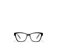Chanel Womens Black Cat Eye Eyeglasses 5.2cm