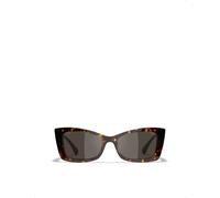 Chanel Womens Brown Rectangle Sunglasses