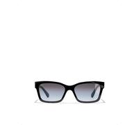 Chanel Womens Chanel Ch5417 Square Acetate Sunglasses Black