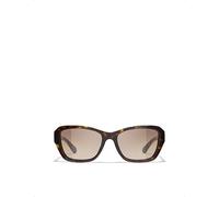 Chanel Womens Chanel Ch5516 Butterfly-Frame Acetate Sunglasses Brown