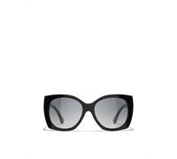 Chanel Womens Chanel Ch5519 Square-Frame Acetate Sunglasses Black