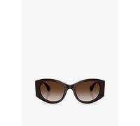 Chanel Womens Chanel Ch5524 Oval Acetate Sunglasses Red