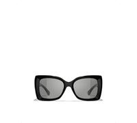 Chanel Womens Chanel Ch5555 Square-Frame Acetate Sunglasses Black