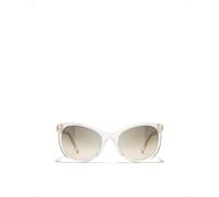 Chanel Womens Chanel Pantos-Frame Sunglasses Clear