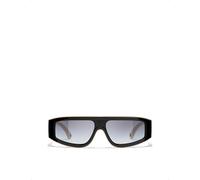 Chanel Womens Chanel Shield-Frame Sunglasses Black