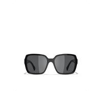 Chanel Womens Chanel Square Sunglasses Black