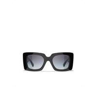Chanel Womens Chanel Square Sunglasses Black