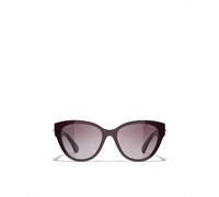 Chanel Womens Red Butterfly Sunglasses 56mm