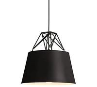 Chaner, Creative Design Ceiling Chaner, Danish Metal Pendant Light Fixture, Barn Lamp Farmhouse Black Pendant Light, E27 Base Single Head Bedside Hanging Lamp for Bar Counter Restaurant Ligh