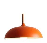 chaner E27 Colorful Modern Chaner - Personalized Wood Hanging Lamp, Simple Industrial Pendant Light, Single Head Lighting Fixture for Dining Room, Bedroom, Kitchen, Bar, Study