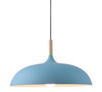 chaner E27 Colorful Modern Chaner - Personalized Wood Hanging Lamp, Simple Industrial Pendant Light, Single Head Lighting Fixture for Dining Room, Bedroom, Kitchen, Bar, Study