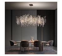 Chaner, Hanging Lamp, Crystal Chaner Light Living Room Modern Dining Atmospheric Bedroom Personality European French Villa