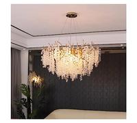 Chaner, Hanging Lamp, Crystal Chaner Light Living Room Modern Dining Atmospheric Bedroom Personality European French Villa