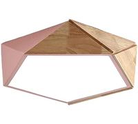Chaner Light, Ceiling Light Embedded Installation Lighting Fixture Nordic Style Ceiling Lamp Creative Color Led Wood Grain Decoration Geometric Sceiling Lights for Study, Bedroom, Office, (Green 16.5