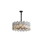 Chaner, Modern Simple Round Crystal Small Black Chaner Single Head Home Indoor Light Fixtures