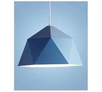 Chaner, Modern Simple Wrought Iron Multilateral Diamond Chaner, Personalized Single Head Restaurant, Creative Geometric Chaner, 25cm, 39cm, 46cm,Pendant Lights