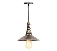 Chaner, Nostalgia Retro Iron Art Hanging Light Creative Water Pipe Pot Lid Single Head Pendant Light for Hallway Kitchen Island Bedroom Entryway Chaner