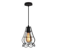 Chaner, V-intage Industrial Pendant Lights Metal Bird Cage E27 Ceiling Suspension Light Single Head Wrought Iron Dining Room Decorative Hanging Lamp Use Bulb Max 40W Chaner Lamp
