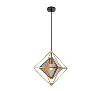 Chaners,Modern Simple Metals Glass Chaner,E27 Light Source Single Head Lamp,Diamond Ssingle Head Hanging Light,Restaurant Bedside Decoration/C