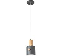 Chaners, Pendant Light Modern Wooden Small Pendant Lamp Single Head Industrial Adjustable Decorative Ceiling Lamp for Dining Room Kitchen Island Bedroom 1 Pack/2 Packs (Size : (One Color 1 Pa