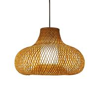Chaners Weaving Pendant Light Rattan Lampshade Vintage Handmade Pendant Lighting Ceiling Decorative Lighting Fixture Pendant Lamp Japanese Restaurant Kitchen Island Lighting