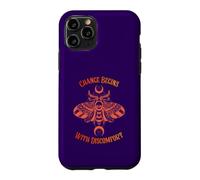 Change Begins With Discomfort Death Moth Grunge Alternative Case for iPhone 11 Pro