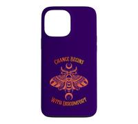 Change Begins With Discomfort Death Moth Grunge Alternative Case for iPhone 13 Pro Max