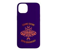 Change Begins With Discomfort Death Moth Grunge Alternative Case for iPhone 14 Plus