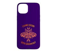 Change Begins With Discomfort Death Moth Grunge Alternative Case for iPhone 15 Plus