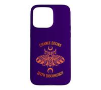 Change Begins With Discomfort Death Moth Grunge Alternative Case for iPhone 15 Pro Max