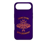 Change Begins With Discomfort Death Moth Grunge Alternative Case for iPhone Air