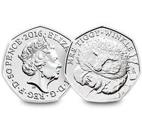 Change Checker 2016 UK Mrs Tiggy-Winkle Circulation 50p